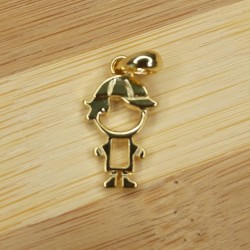 BOY PENDANT IN GOLD PLATE