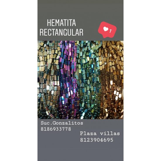 HEMATITA  RECTANGULO 